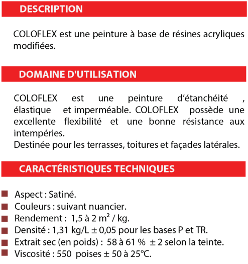 Coloflex étanchéité – 20kg - La Sowlution